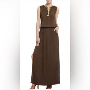 BCBG MaxAzria XS “satin” maxi dress.